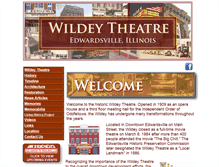 Tablet Screenshot of history.wildeytheatre.com
